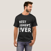 Beste Visser Ooit T-shirt (Voorkant volledig)