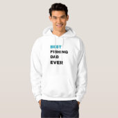 Beste visser vader ooit hoodie (Voorkant volledig)