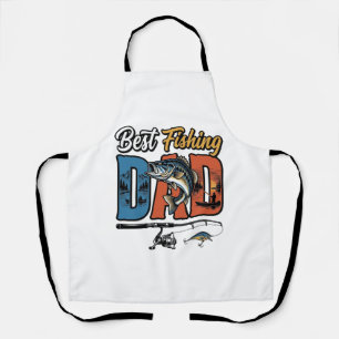 Beste Visser Vader Vintage Gravure Shirt Ontwerp_1 Schort