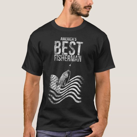Beste visser van de VS T-shirt (Voorkant)
