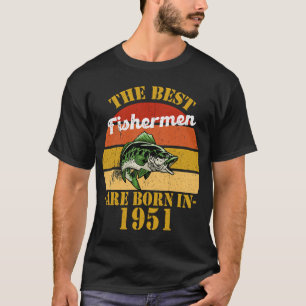 Beste Vissers Worden Geboren in 1951 Verjaardag Vi T-shirt