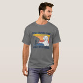 Beste Vizsla pap ooit kerstdag T-shirt (Voorkant volledig)