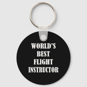 Beste vluchtinstructeur ter wereld - Cfi piloot le Sleutelhanger