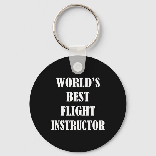 Beste vluchtinstructeur ter wereld - Cfi piloot le Sleutelhanger (Voorkant)