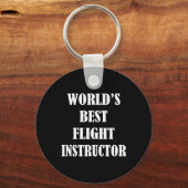 Beste vluchtinstructeur ter wereld - Cfi piloot le Sleutelhanger (Voorkant)