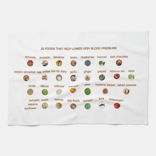Beste voedingsmiddelen die helpen hoge bloeddruk t theedoek (Horizontaal)
