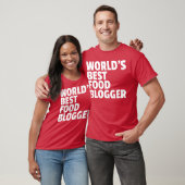 Beste voedselblogger vriend van de wereld t-shirt (Unisex)