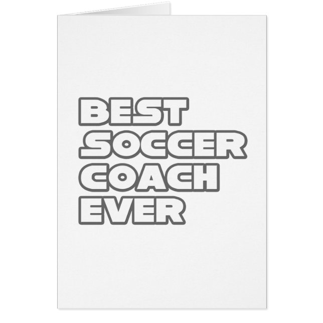 Beste Voetbal coach ooit (Voorkant)