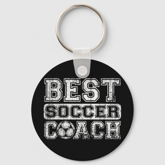 Beste Voetbal coach Sleutelhanger (Voorkant)