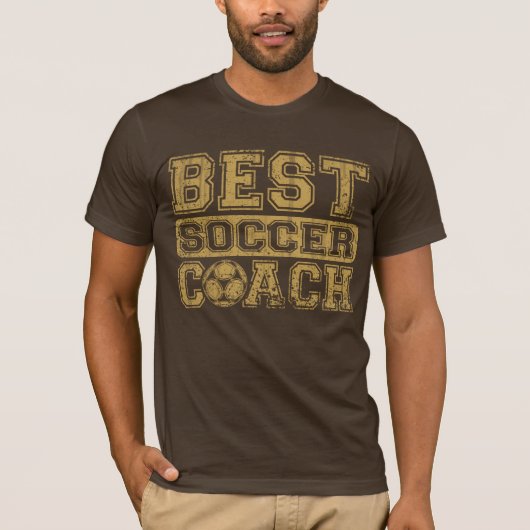 Beste Voetbal coach T-shirt (Voorkant)