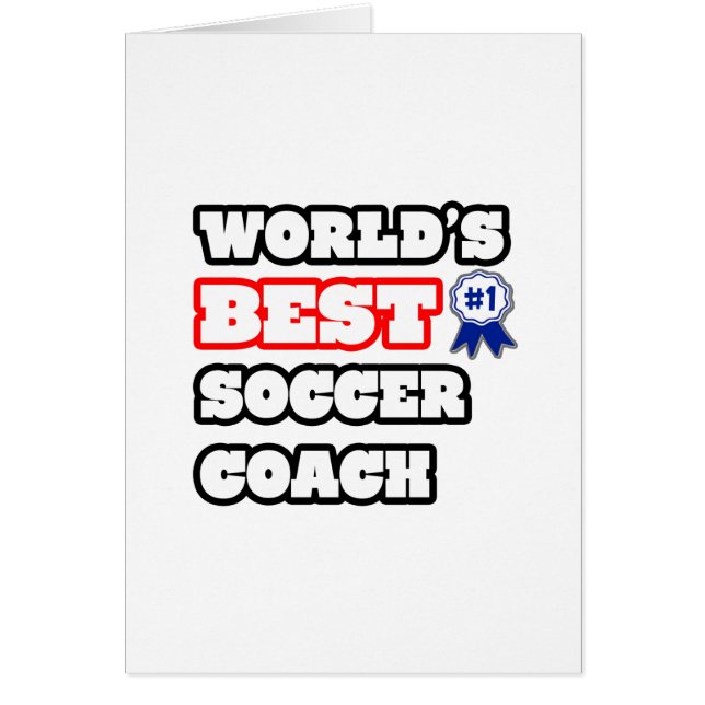 Beste Voetbal coach ter wereld (Voorkant)