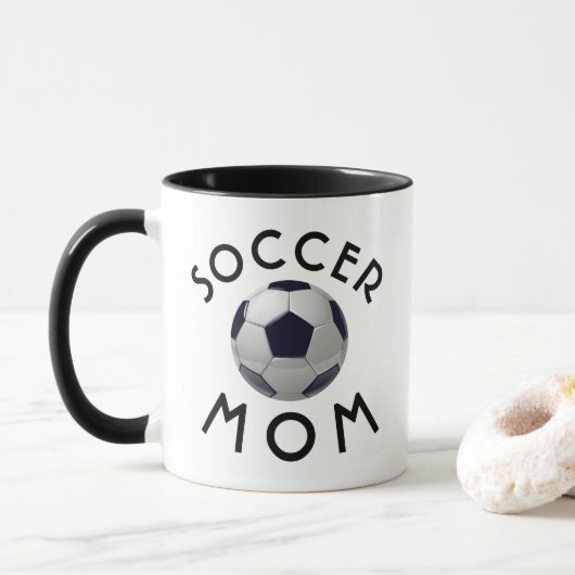 Beste "VOETBAL MAM" ooit! Moederdag Mok (Met donut)