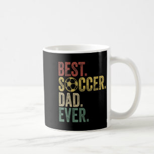 Beste Voetbal Vader Ooit Papa Vaderdag Vintage Vro Koffiemok