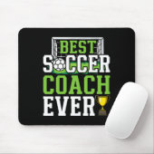 Beste Voetbalcoach Ooit Grappige Trainer Muismat (Met muis)