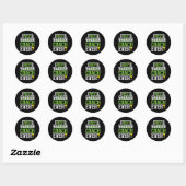 Beste Voetbalcoach Ooit Grappige Trainer  Ronde Sticker (Vel)