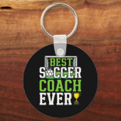 Beste Voetbalcoach Ooit Grappige Trainer  Sleutelhanger (Voorkant)