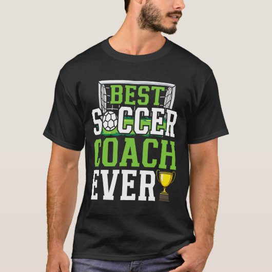 Beste Voetbalcoach Ooit Grappige Trainer T-shirt (Voorkant)