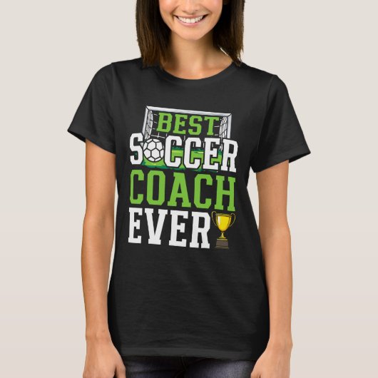 Beste Voetbalcoach Ooit Grappige Trainer T-shirt (Voorkant)