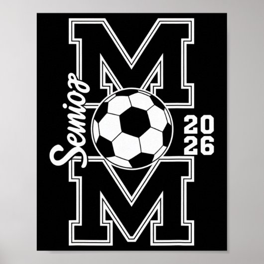 Beste Voetbalmoeder Afstudeer Vrouwen 2026 Poster (Voorkant)
