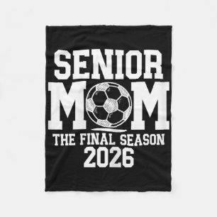 Beste voetbalmoeder, Cl van 2026 Senior Night Afst Fleece Deken