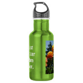 Beste Voetbalmoeder Ooit Tuin Waterfles (Achterkant)