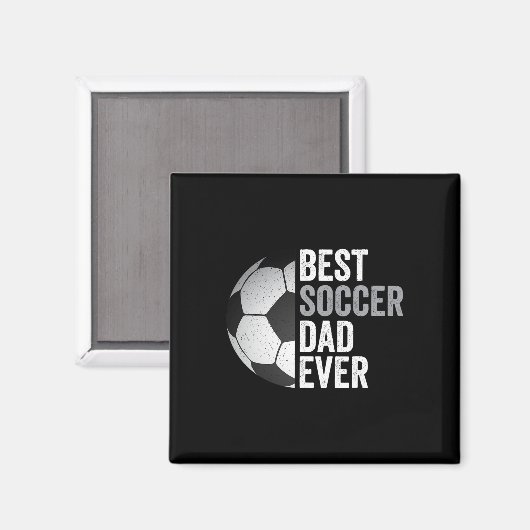 Beste voetbalvader ooit vader & #; s Day Soccer Magneet (Voorkant / Achterkant)