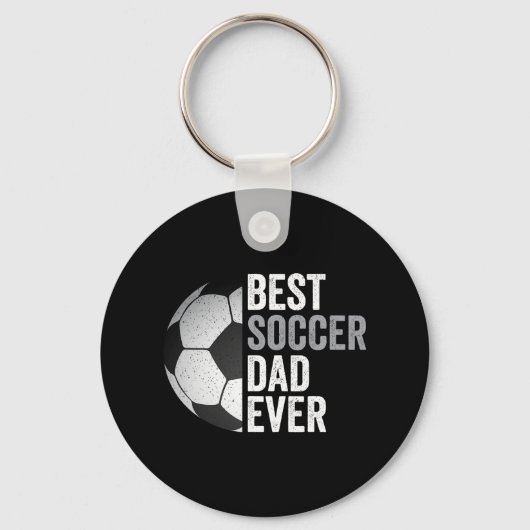 Beste voetbalvader ooit vader & #; s Day Soccer Sleutelhanger (Voorkant)