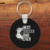 Beste voetbalvader ooit vader & #; s Day Soccer Sleutelhanger (Voorkant)
