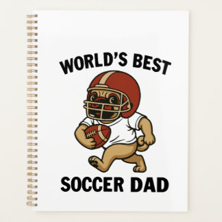Beste Voetbalvader Ter Wereld - Pug speler Planner
