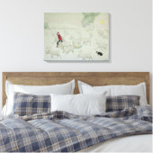 Beste voetboog canvas afdruk (Insitu (Slaapkamer))