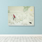 Beste voetboog canvas afdruk (Insitu (Houten vloer))