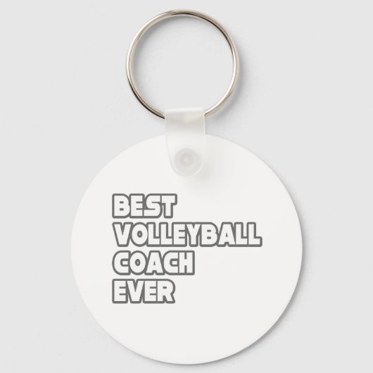 Beste volleybalcoach ooit sleutelhanger (Voorkant)