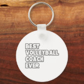 Beste volleybalcoach ooit sleutelhanger (Voorkant)