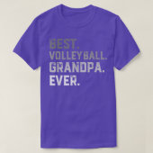 Beste volleybalopa ooit voor mannen t.a.v. vaders t-shirt (Design voorkant)