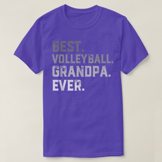 Beste volleybalopa ooit voor mannen t.a.v. vaders t-shirt (Design voorkant)