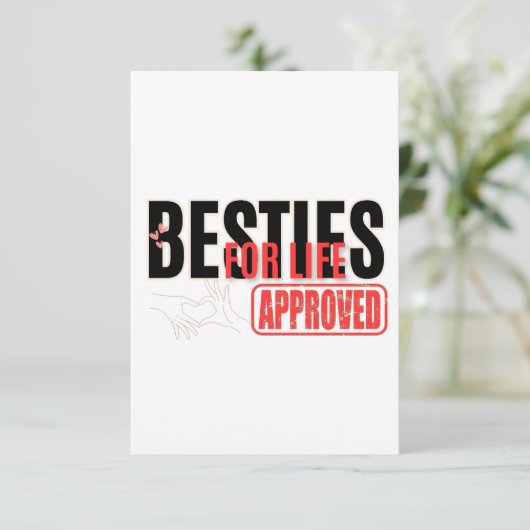 beste voor het leven kaart (Staand voorkant)