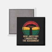 Beste Voorouders Ik Begrijp De Ignment Pro Black Magneet (Voorkant / Achterkant)