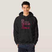 Beste voorouders, ik begrijp de opdracht grappig hoodie (Voorkant volledig)
