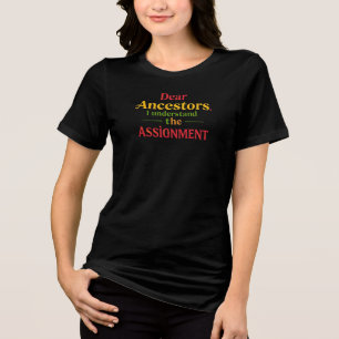 Beste Voorouders, Ik snap de Opdracht Tri-Blend Shirt