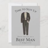 Beste voorstel-tijd om  Tuxedo op te starten Kaart (Voorkant)