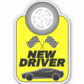 Beste voorzichtigheid Nieuwe Bestuurder Sticker vo (Voorkant)