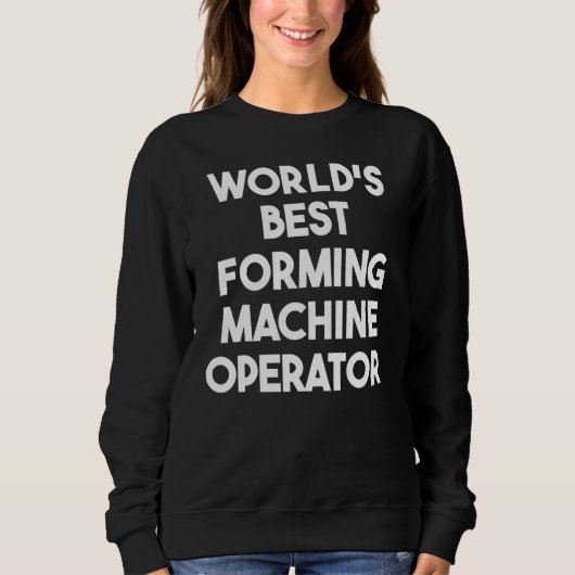 Beste vormmachine-operator ter wereld trui (Voorkant)