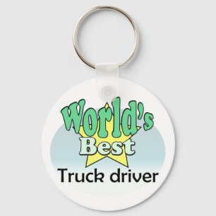 Beste vrachtwagenchauffeur ter wereld sleutelhanger