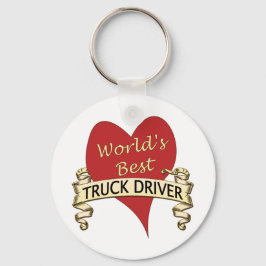 Beste vrachtwagenchauffeur ter wereld sleutelhanger