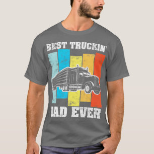 Beste vrachtwagenvader ooit Big Rig Semi-Trailer T T-shirt