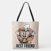 Beste vriend -2 tote bag (Achterkant)