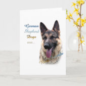 Beste Vriend 2 van de Hond van de Duitse herder Kaart (Gele Bloem)