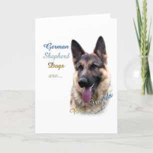 Beste Vriend 2 van de Hond van de Duitse herder Kaart