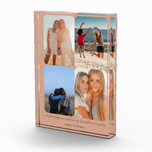 Beste Vriend Afbeelding Lijst, Verjaardagscadeau v Fotoblokken (Rechts)