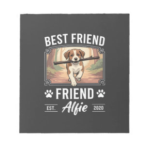 Beste vriend Alfie hondenliefhebber Notitieblok